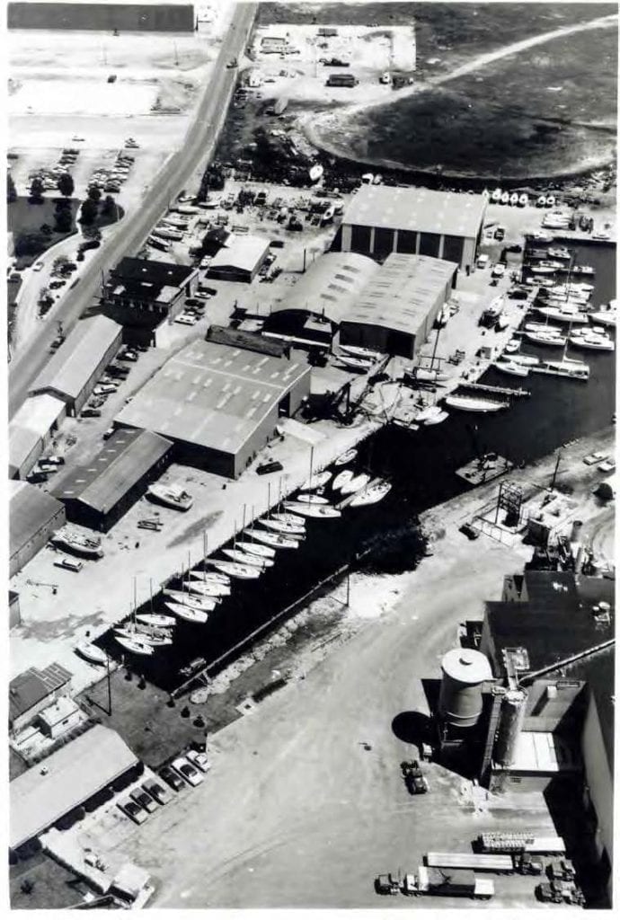 1975 Larsen Marine Aerial View