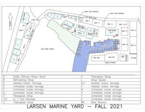 Larsen Marine YARD MAP-2021